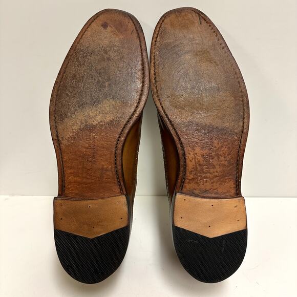 EXCELLENT Allen Edmonds x Ralph Lauren Brown Calf Longwing UNWORN HEELS USA 11.5 main image 8